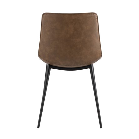 TEXAS мягкая обивка из экокожи, цвет коричневый, ножки черные