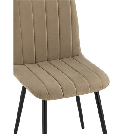 Easy велюр капучино ножки металл черные