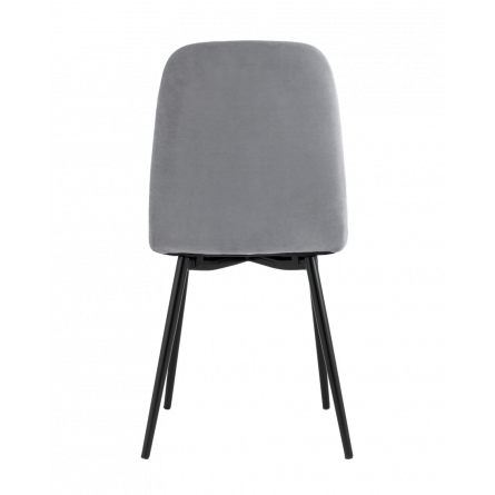 Easy велюр серый ножки металл черные