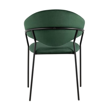 Алексис велюр зелёный ножки металл черные