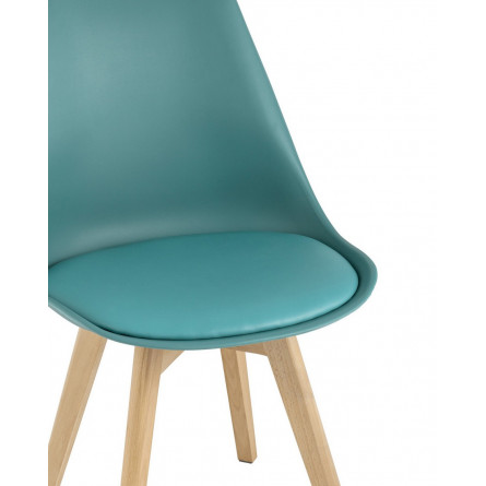 FRANKFURT морской, каркас массив бука, спинка качественный пластик, обивка сиденья экокожа