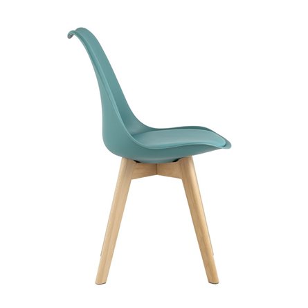 FRANKFURT морской, каркас массив бука, спинка качественный пластик, обивка сиденья экокожа