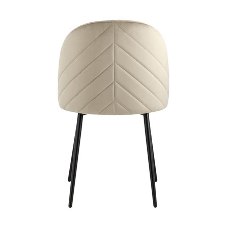 Фолио велюр бежевый ножки металл черные