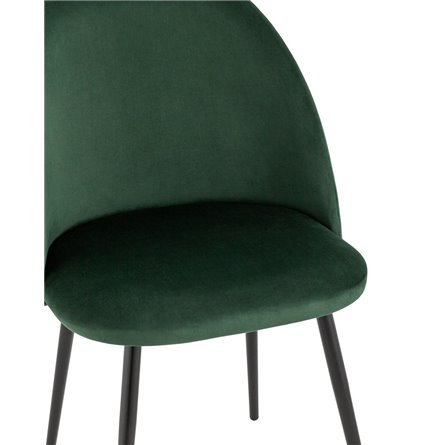 Фолио велюр зелёный ножки металл черные