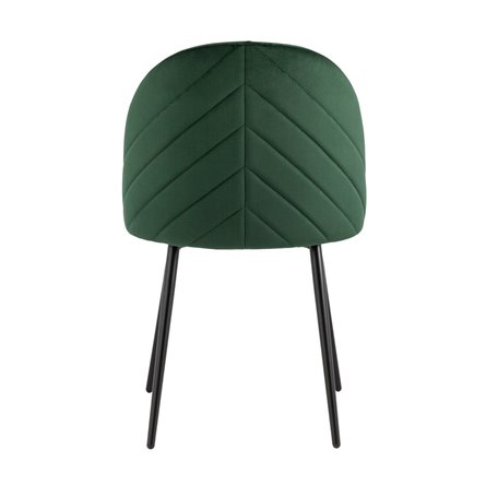 Фолио велюр зелёный ножки металл черные