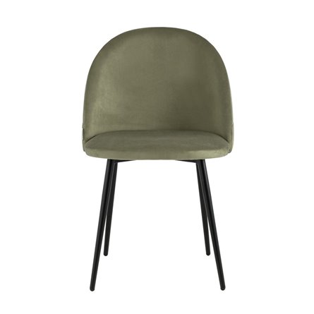 Фолио велюр пыльно-оливковый ножки металл черные