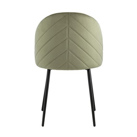 Фолио велюр пыльно-оливковый ножки металл черные