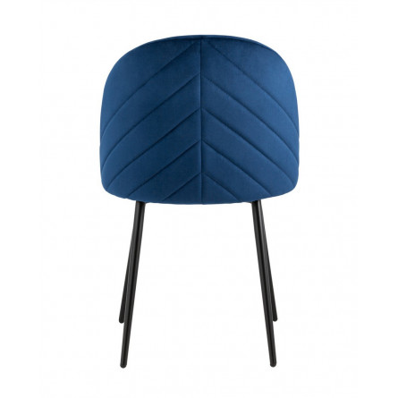 Фолио велюр синий ножки металл черные