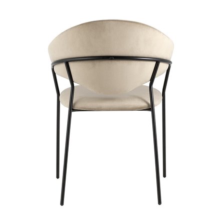 Алексис велюр капучино ножки металл черные