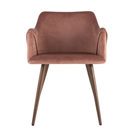 Монарх розовый обивка плотная ткань, стальные ножки