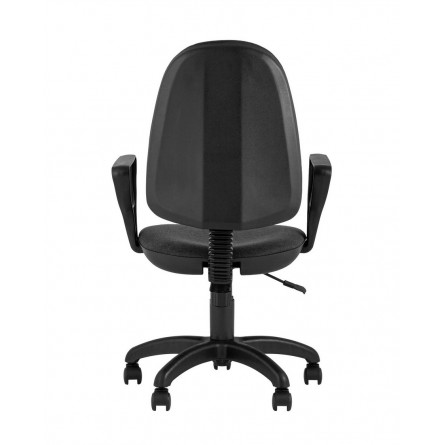 офисное Престиж серое обивка ткань крестовина пластик