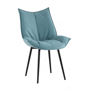 обеденный для кухни Осло велюр пыльно-голубой