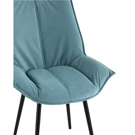 обеденный для кухни Осло велюр пыльно-голубой