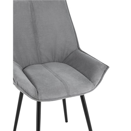 обеденный для кухни Осло велюр серый