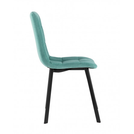 Oliver Square велюр мятный ножки квадратные из металла