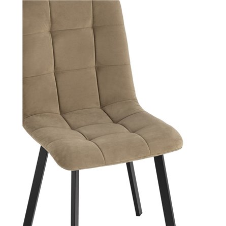 Oliver Square велюр капучино ножки квадратные из металла