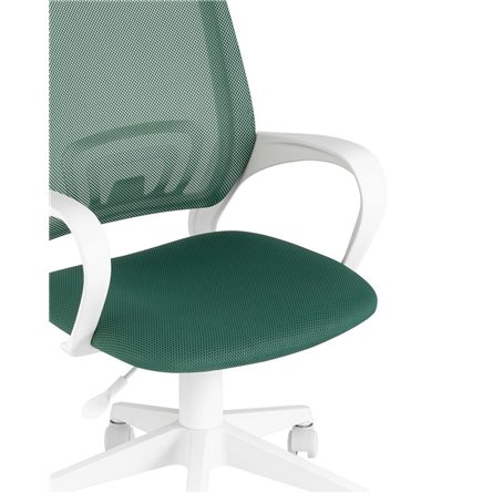 офисное TopChairs ST-BASIC-W зеленый TW-04 TW-12 крестовина пластик белый