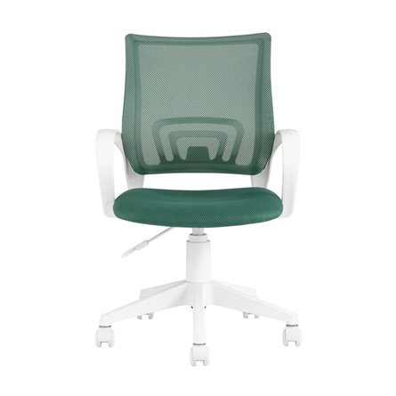 офисное TopChairs ST-BASIC-W зеленый TW-04 TW-12 крестовина пластик белый