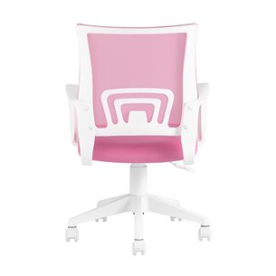 офисное TopChairs ST-BASIC-W розовый крестовина пластик белый