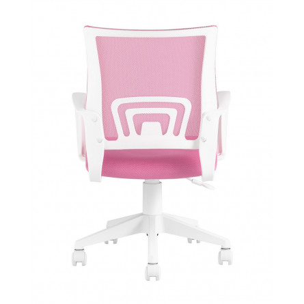 офисное TopChairs ST-BASIC-W розовый крестовина пластик белый
