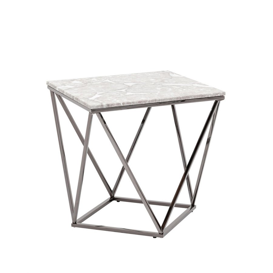 лаунж Royal велюр тёмно-серый ножки металл