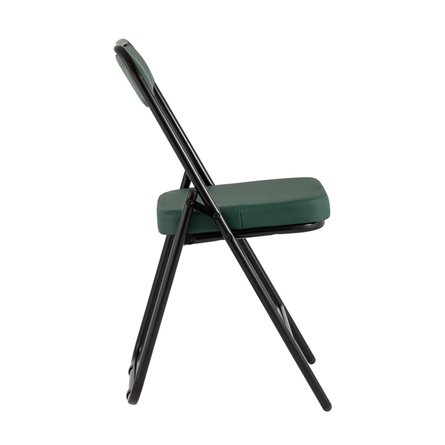 складной Джонни экокожа зелёный каркас черный матовый