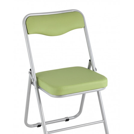 складной Джонни экокожа салатовый каркас металлик