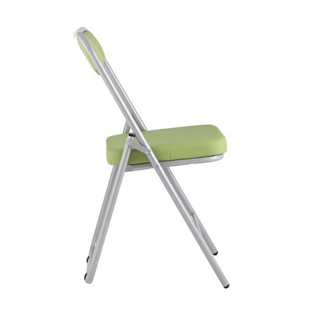 складной Джонни экокожа салатовый каркас металлик