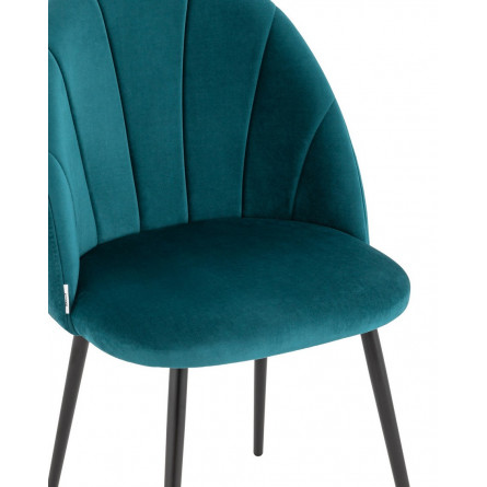 для кухни Логан NEW велюр изумрудный металлические ножки