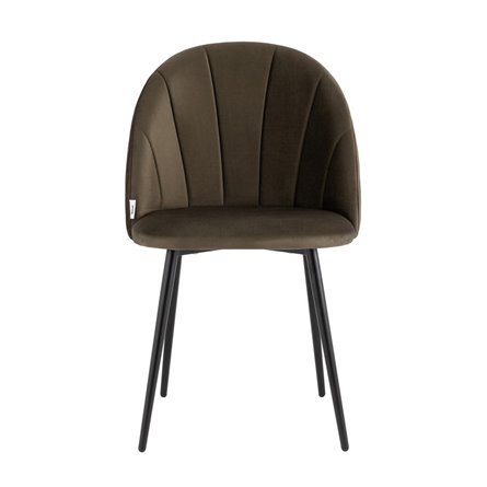 для кухни Логан NEW велюр коричневый металлические ножки