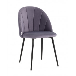 для кухни Логан NEW велюр пыльно-сиреневый металлические ножки