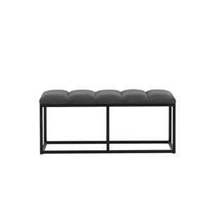 для кухни Логан NEW велюр светло-серый металлические ножки