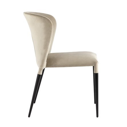 для кухни Лори велюр бежевый ножки металл