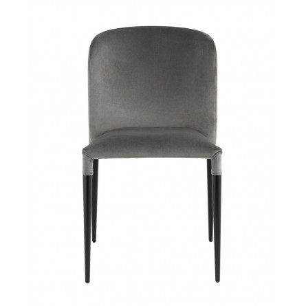 для кухни Лори велюр серый ножки металл