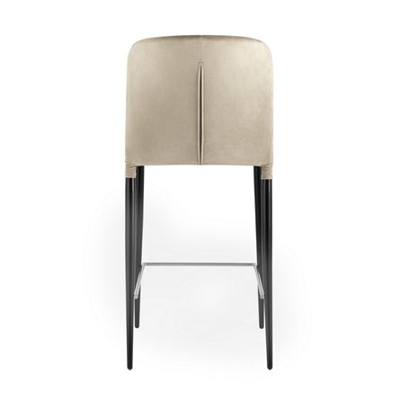 Лори велюр бежевый ножки металл