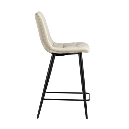 Джанго велюр бежевый ножки металл высота сиденья 60 см