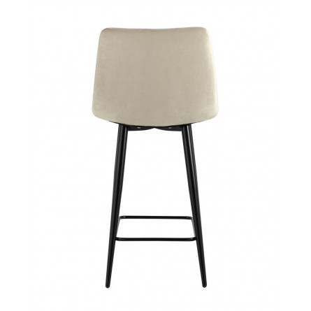 Джанго велюр бежевый ножки металл высота сиденья 60 см