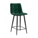 Джанго велюр зелёный ножки металл высота сиденья 60 см