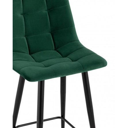 Джанго велюр зелёный ножки металл высота сиденья 60 см