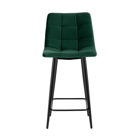 Джанго велюр зелёный ножки металл высота сиденья 60 см