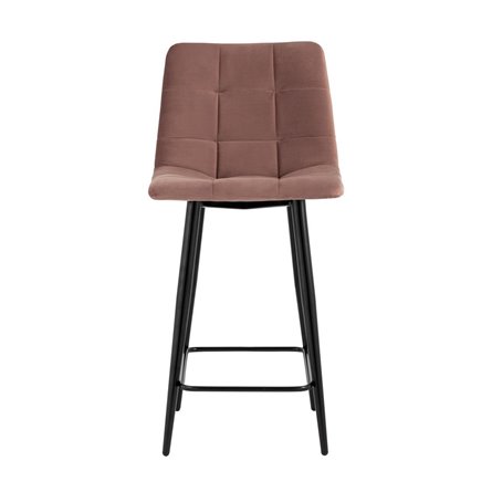 Джанго велюр пыльно-розовый ножки металл высота сиденья 60 см