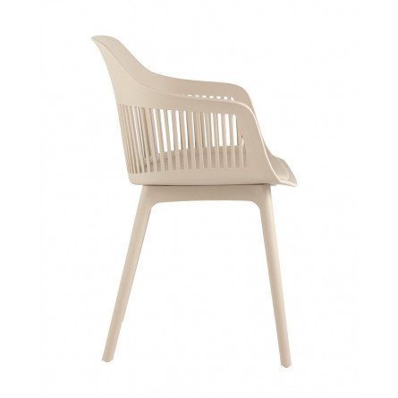 Crocus с подушкой из экокожи пластиковый каркас бежевый