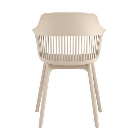 Crocus с подушкой из экокожи пластиковый каркас бежевый