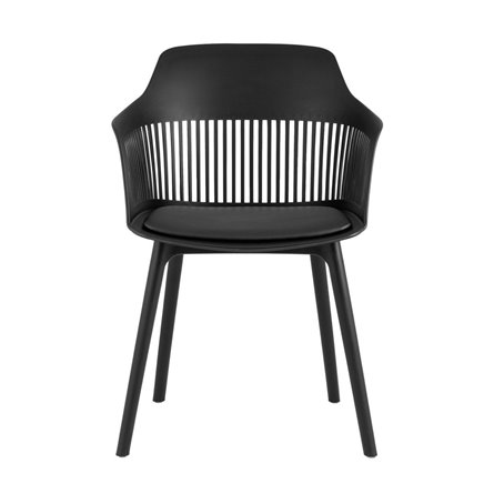 Crocus с подушкой из экокожи пластиковый каркас черный