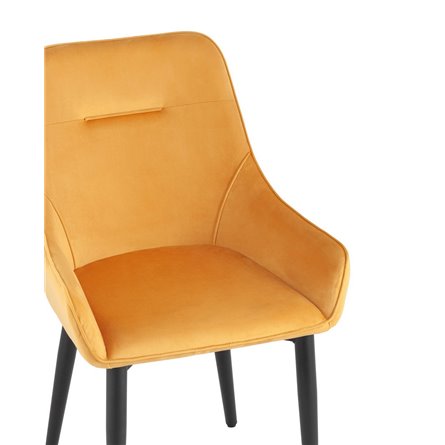 Диана велюр оранжевый