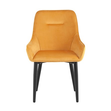 Диана велюр оранжевый