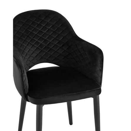 Венера диамант велюр черный