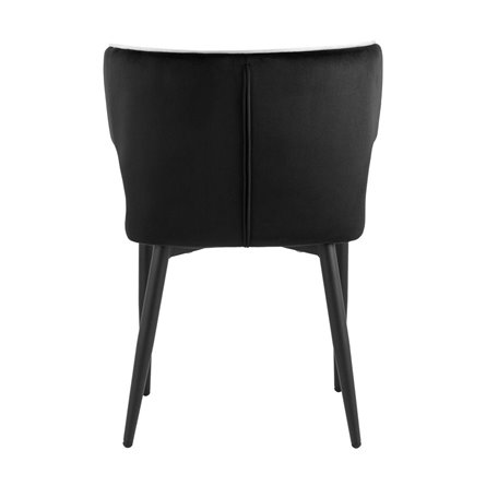 Матео с кантом велюр черный