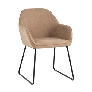 Чак бежевый обивка ткань на металлических полозьях