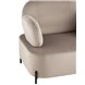 Кэнди с подлокотниками велюр серо-бежевый Кэнди с подлокотниками велюр серо-бежевый